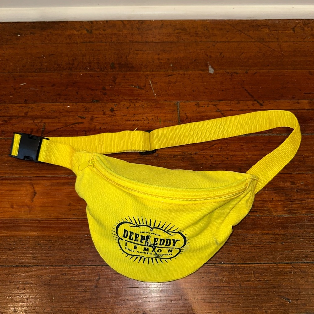 Deep Eddy Lemon Yellow Promo Fanny Pack Adjustable